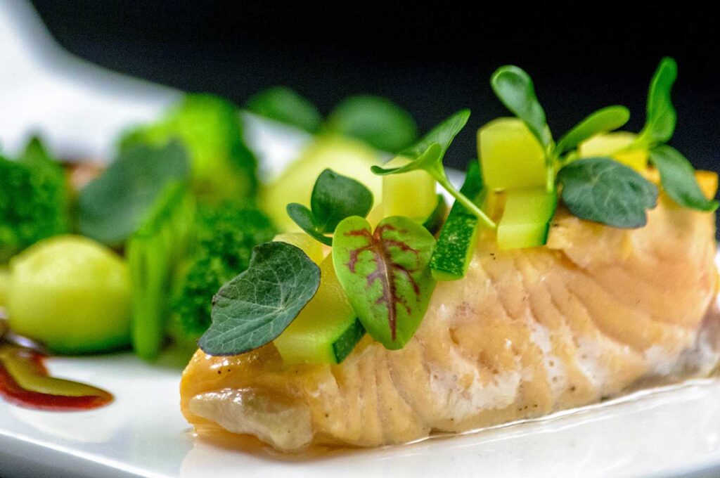 Image d'illustration de saumon au porto